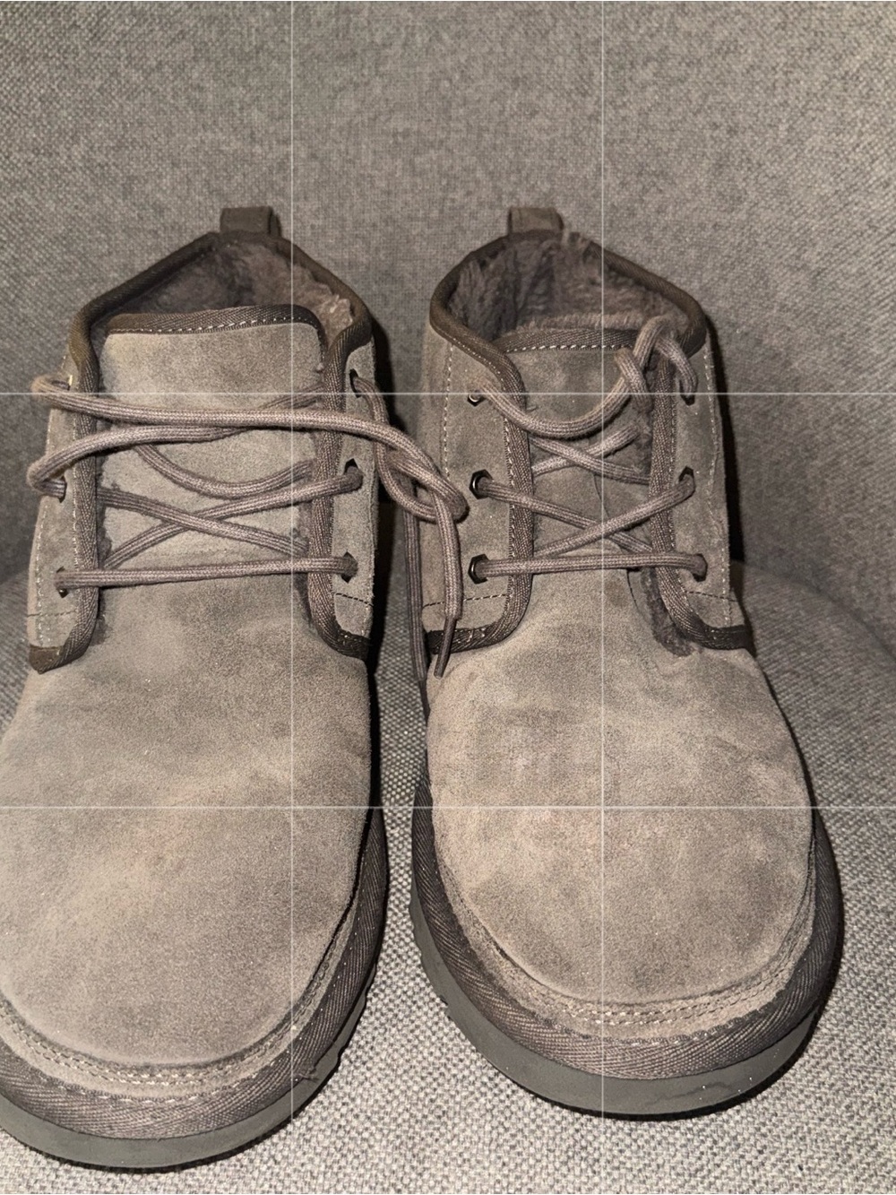 UGG Men's Gray Suede Chukka Boots